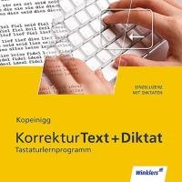 Korrektur Text + Diktat. Tastaturlernprogramm. CD-ROM