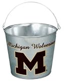 Michigan Wolverines Metal 5 Quart Pail