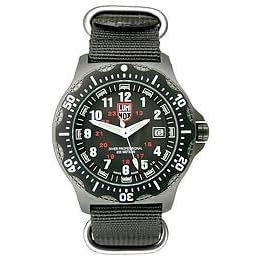 Luminox Black Ops Series Men's Strap Watch, Black/White with Black NATO strap.