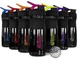 BlenderBottle 28-Ounce Sport Mixer Colors Vary (Black Bottles / Color Tops)