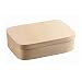 Packnwood "Saga" Rectangular Wooden Box With Lid For Baking, 7" Length x 5" Width x 1.9" Height (Case of 25)
