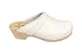 Lotta From Stockholm Swedish Clogs : Classic Clog in White Leather