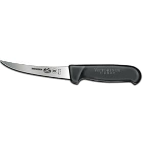 R H. Forschner by Victorinox 5-Inch Curved Boning Knife, Black Fibrox Handle by R.H. Forschner Victorinox