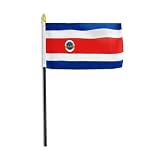 Costa Rica Flag 4 x 6 inch