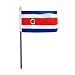 Costa Rica Flag 4 x 6 inch