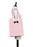 Jessie Steele Pink Antique Lace Tote Bag with Bow