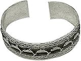 Womens Charm Bracelets Sterling Silver in Adjustible Indian-Style (brclt152)
