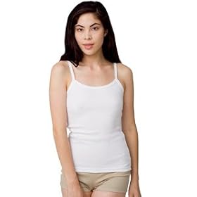 Buy American Apparel Baby Rib Spaghetti Tank