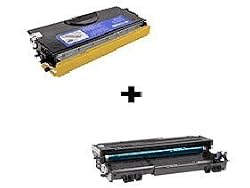 Brother 1PC DR520 + 2 PCS TN580 Compatible Drum Unit Set with Laser Toner