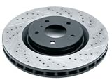 Rotora Rear Left Drilled & Slotted Rotor BMW 7 Series 88-94