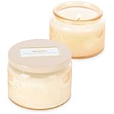Voluspa Small Glass Jar Candle, Creme de Peche, 3.2 oz
