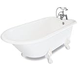 Leg Tub by American Bath Factory - P1-WA-01 in White