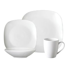 Buy Gibson Euro Bliss 16-Piece Fine China Dinnerware Set