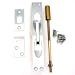 Tools & Hardware : BOLTON Solid Brass Extension Flush Bolt (for metal doors) Comes In Bright Brass Finish, Satin Nickel Finish And In Bright Chrome Finish