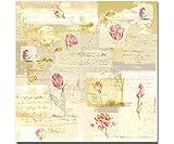 Stamped Stems Scrapbooking Paper - CLOSEOUT