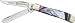 Case Cutlery 9207STAR Case Star Spangled Banner Corelon Mini Trapper Pocket Knife with Stainless Steel Blades, Red, White and Blue mixed Corelon