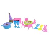 Como Toys Kitchen Plastic Pot Spatula Cookware Set Pretend Play Set