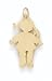 14K Large Girl Pend - GHEP5204
