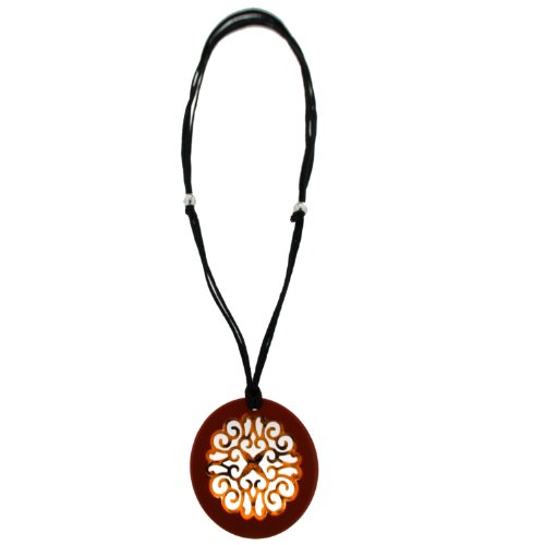 Sweet Deluxe Damen-Kette Susanne silber/orange 01014 Preisvergleich