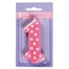 Bakery Crafts - Pink 1st Birthday Polka Dot Candle