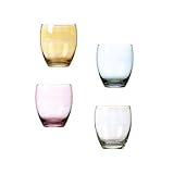 Luigi Bormioli Gallerie Luster 16-ounce Double Old Fashion, Set of 4 Assorted Colors