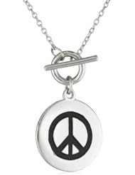 Platinum Plated Sterling Silver Black Rhodium Necklace