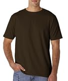 Anvil Organic Adult Short-Sleeve 100% Organic Cotton Tee - Chocolate