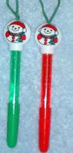 Childrens Toyshop  Toys : Snowman Bubble Pen On a Cord (12/PKG)