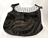 Black and White Rain Slicker for Dogs -Extra Large 16