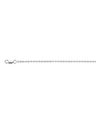Sterling Silver Rhodium Plated Cable Chain (1.4mm)