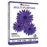 Universal 95210 - Multipurpose Paper - 98 Brightness - 20lb - 11 x 17 - Bright White - 2500 Shts Ctn