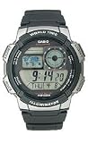Casio Illuminator World Time Digital Grey Dial Men's watch #AE1000W-1BV