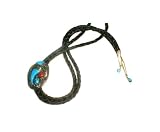 Vintage Native American Hand Made Bolo Tie with Genuine Turquoise Coral