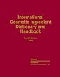 International Cosmetic Ingredient Dictionary and Handbook,4-Volume Set + CD-ROM  Twelfth Edition 2008