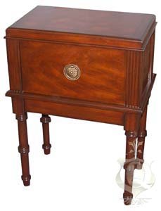 GORGEOUS LARGE SAM MARCO END TABLE 300 CIGAR HUMIDOR CHEST