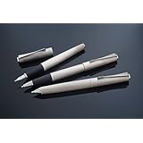 Lamy Studio Steel Fountain Pen - Stainless Steel, Fine Nib L65F