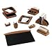 Rolodex 19270 Executive Woodline II Front Loading Double Desk Tray, Mahogany Finish, Legal