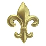 1 CABINET Pull French country Fleur d' Lis KNOB drawer