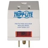 Tripp Lite SPIKECUBE 1 Outlet Direct Plug In Surge Protector (600 Joules)