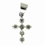 Ladies 0.38ct Diamond Cross Pendant