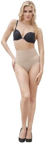 Julie France Womens Leger Ultra Firm Control Mid Waist Thong Shaper (Nude, M)