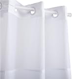 Hookless Fabric 71-Inch by Mystery White