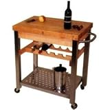 John Boos Cucina D'Vino Maple Top Kitchen Table by 