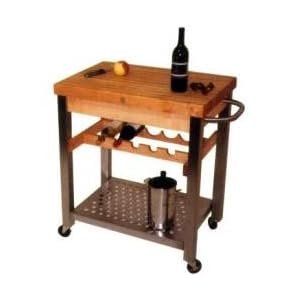 John Boos Cucina D'Vino Maple Top Kitchen Table by John Boos