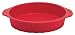 Kitchen & Housewares : blinQ 10 Inch Silicone Round Cake Pan, Berry Red
