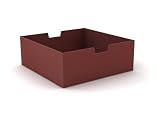 Atlantic 62835676 Media Bin - Large (Burnt Henna Red)