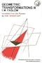 Geometric Transformations III (New Mathematical Library) (Bk. 3)