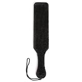 Bondage Boutique Beginners Silent Spank Furry Paddle Black