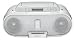 Electronics : Sony Boombox with CD Player, AM/FM Radio, and iPod Dock (White)