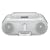 Sony Boombox with CD Player, AM/FM Radio, and iPod Dock (White)
